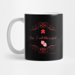 Like a Girl, red Mug